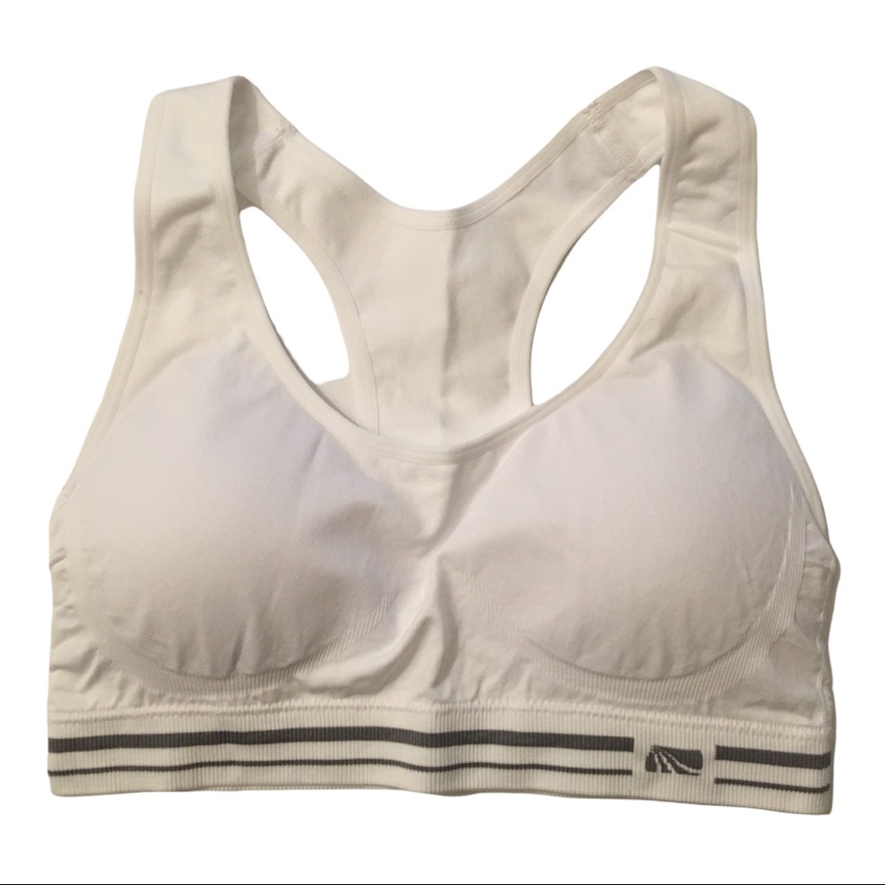 MARIKA White Butterfly Kelly Sports Bra-MEDIUM (NWOT)